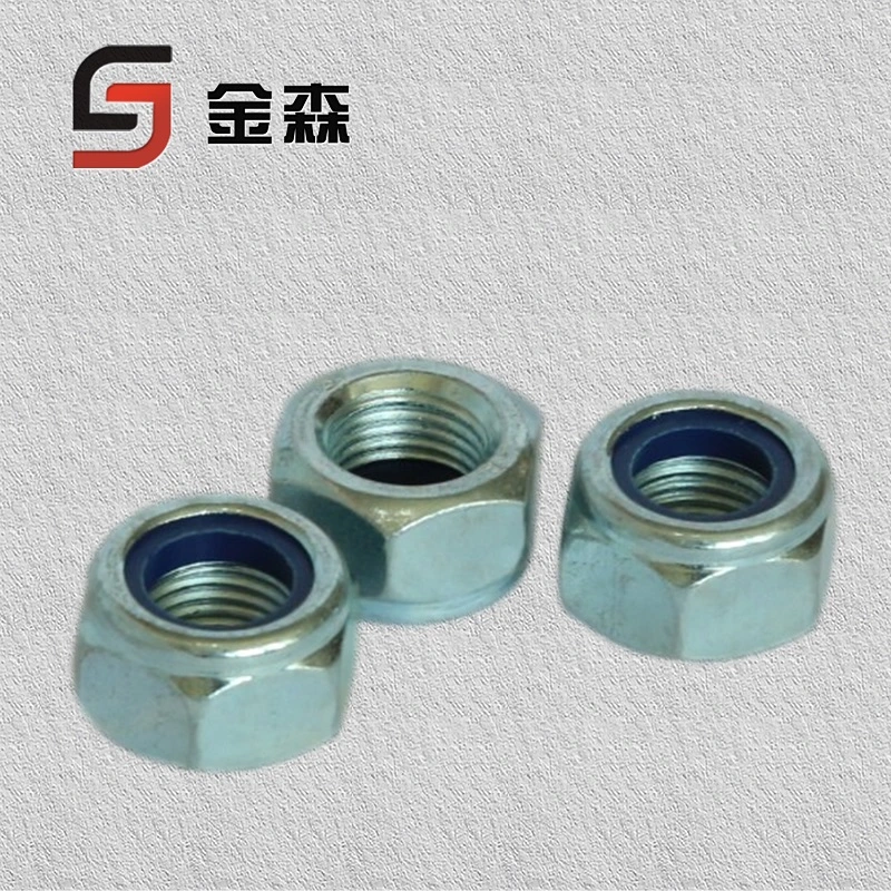 High-Strength Hexagonal Thickened Nylon Self-Locking Nut Nut Nut Lock Lock Nut Titanium/Titanium Alloy 9.8level