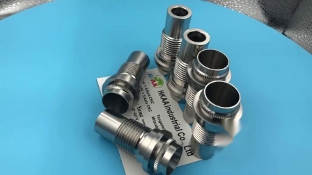 Parafuso de flange de cabeça hexagonal de titânio de fresagem CNC personalizado