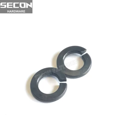 China Factory Good Quality Factory OEM DIN 127 Titanium Spring Lock Washer in Handware Zinc Plated / Black